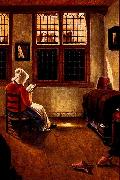 Pieter Janssens Woman Reading oil painting reproduction